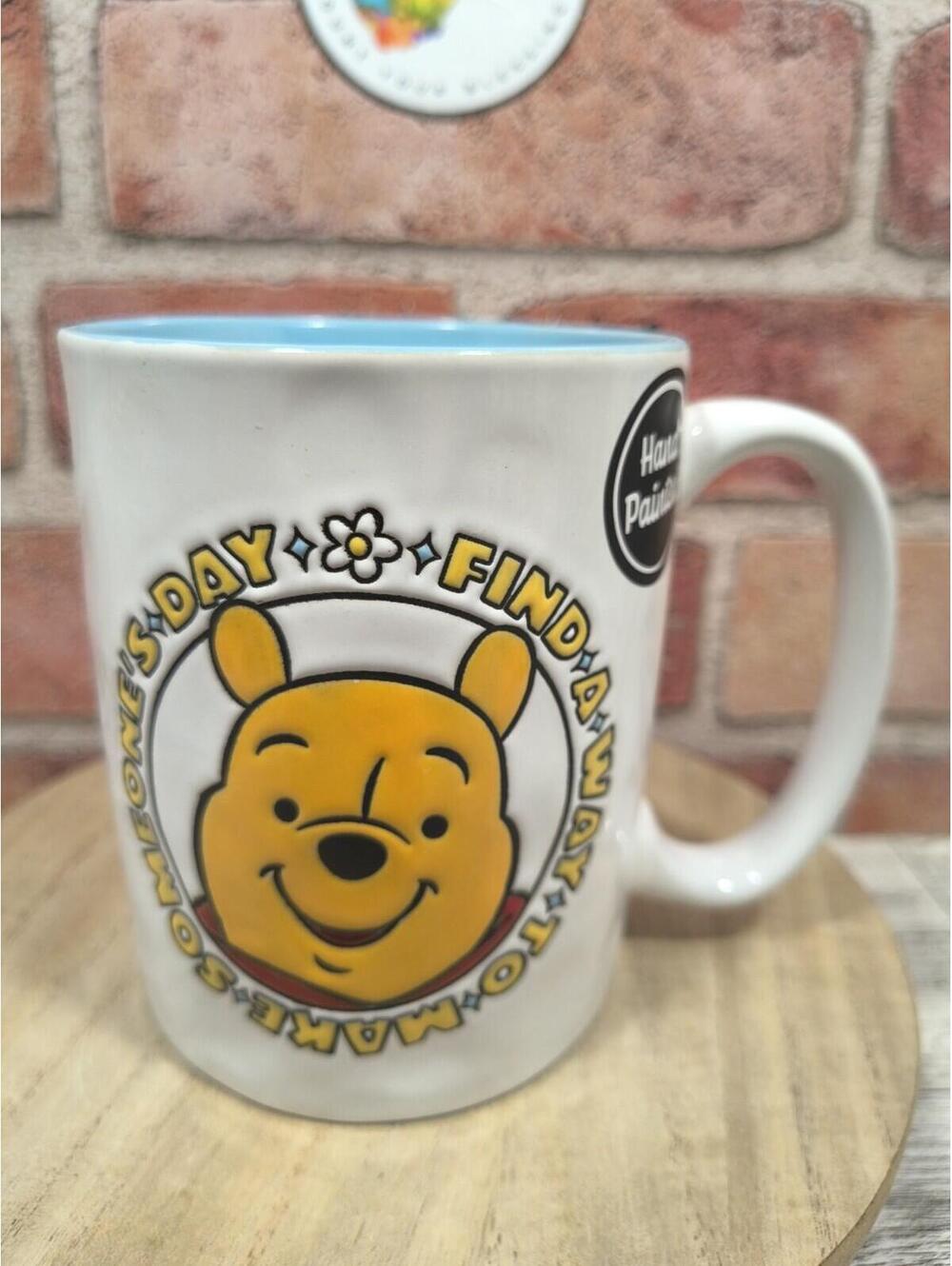 Silver Buffalo Winnie The Pooh Make Someone's Day 17oz Ceramic Coffee Mug NWT